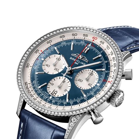 breitling navtimer womens|breitling navitimer diamond bezel.